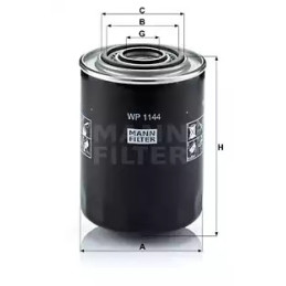 Alyvos filtras  MANN-FILTER WP 1144