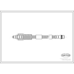 Stabdžių žarnelė  CORTECO 19030285