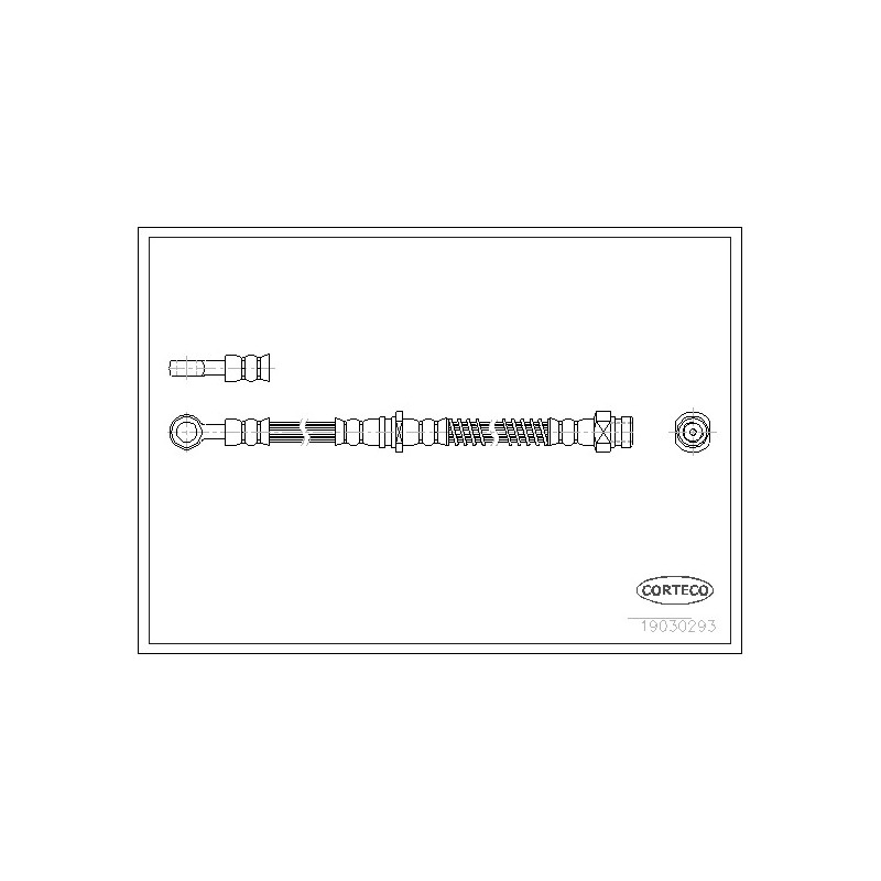 Stabdžių žarnelė  CORTECO 19030293