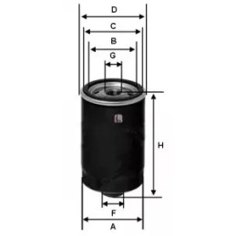 Alyvos filtras  SOFIMA S 1563 R