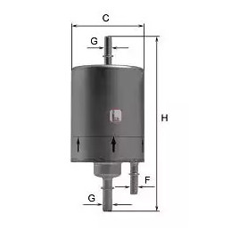 Kuro filtras  SOFIMA S 1831 B