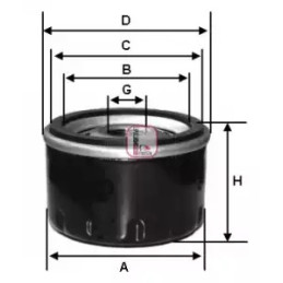 Alyvos filtras  SOFIMA S 3293 R