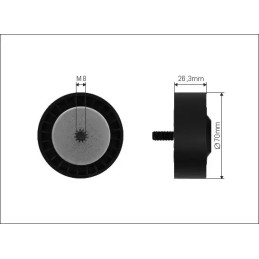 Dirželio kreipiantysis guolis CAFFARO 238-99