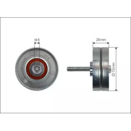 Dirželio kreipiantysis guolis CAFFARO 264-03