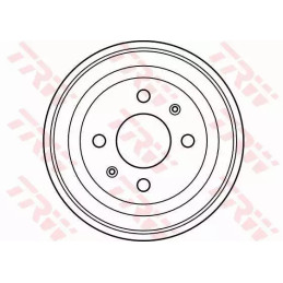 Stabdžių būgnas  TRW DB4013