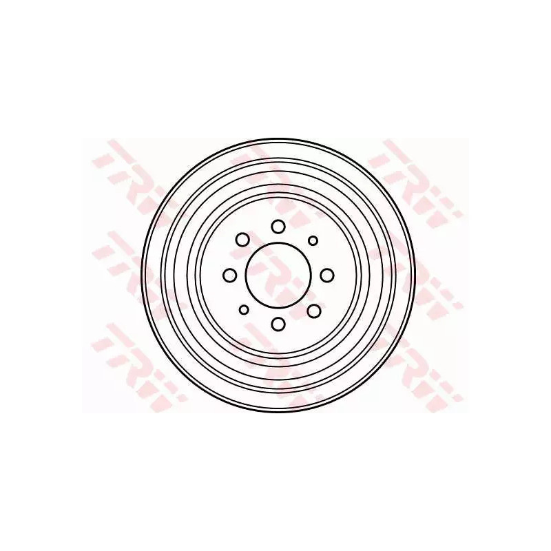 Stabdžių būgnas  TRW DB4072