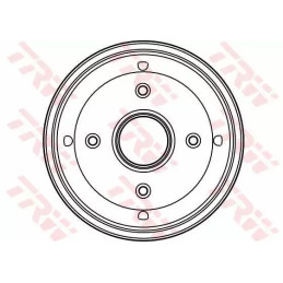 Stabdžių būgnas  TRW DB4124