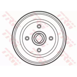 Stabdžių būgnas  TRW DB4134