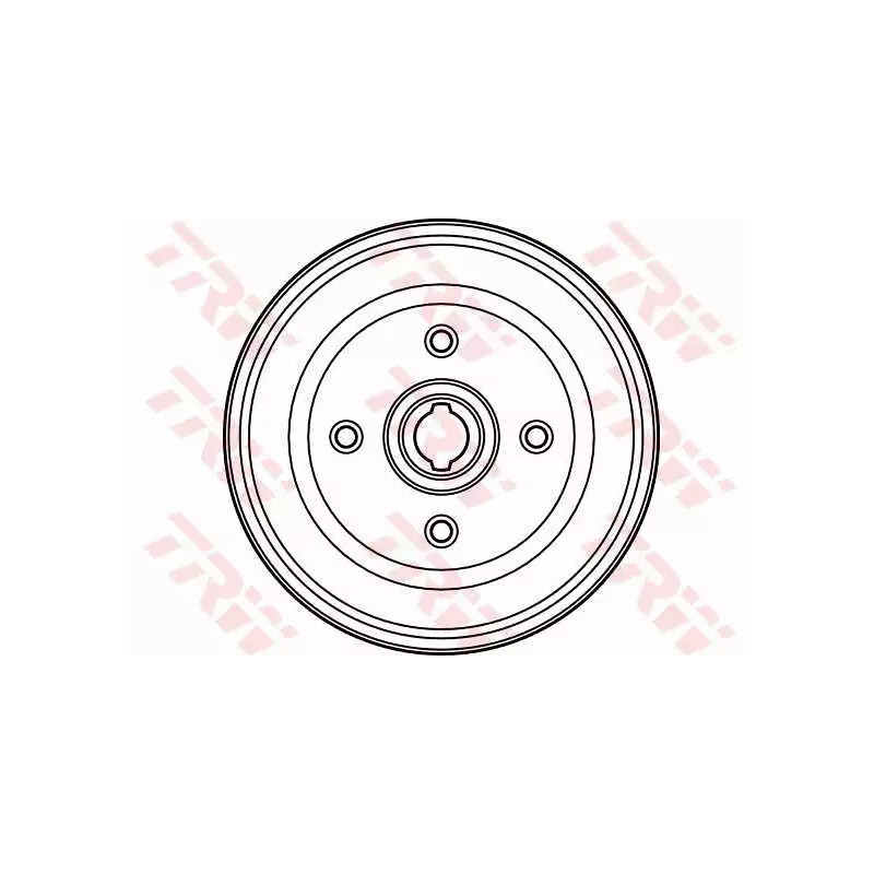 Stabdžių būgnas  TRW DB4134