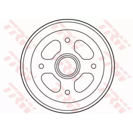 Stabdžių būgnas  TRW DB4271