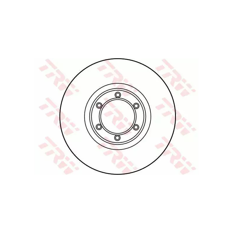 Stabdžių diskas  TRW DF1002