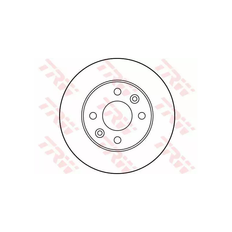 Stabdžių diskas  TRW DF1016