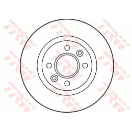 Stabdžių diskas  TRW DF1017