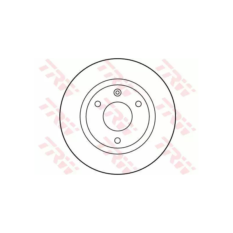 Stabdžių diskas  TRW DF1120