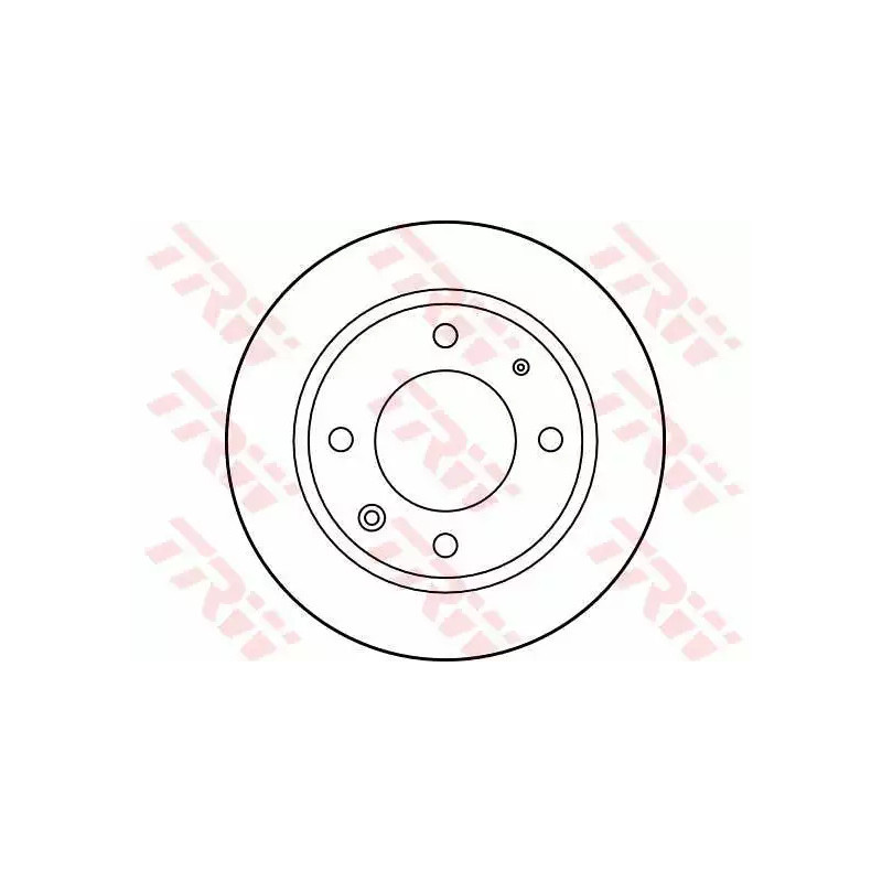 Stabdžių diskas  TRW DF1117