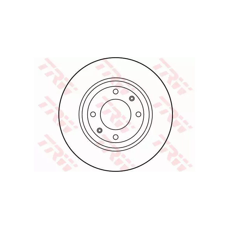 Stabdžių diskas  TRW DF1220