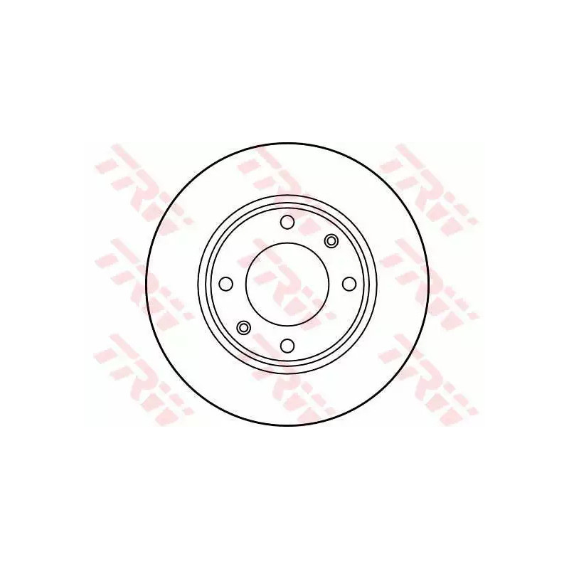 Stabdžių diskas  TRW DF1217