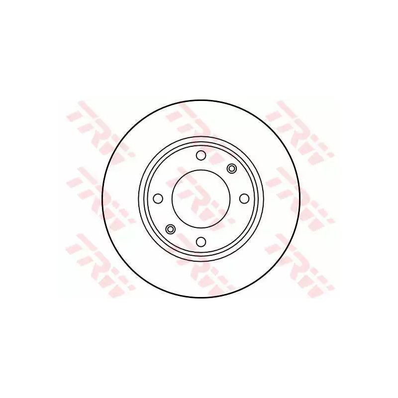 Stabdžių diskas  TRW DF1221