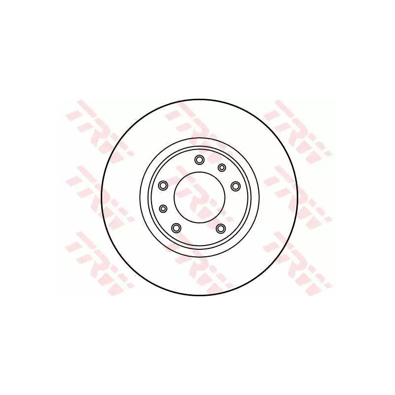 Stabdžių diskas  TRW DF1225
