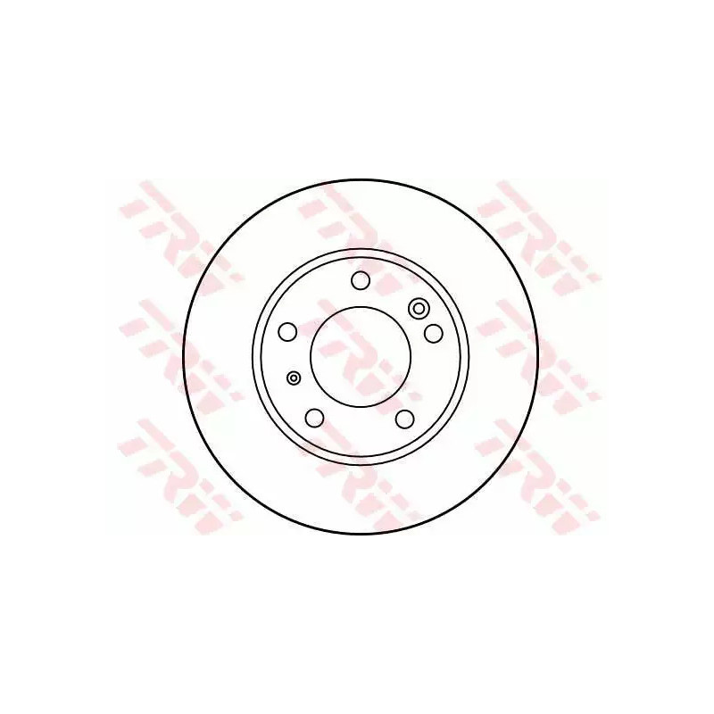Stabdžių diskas  TRW DF1435
