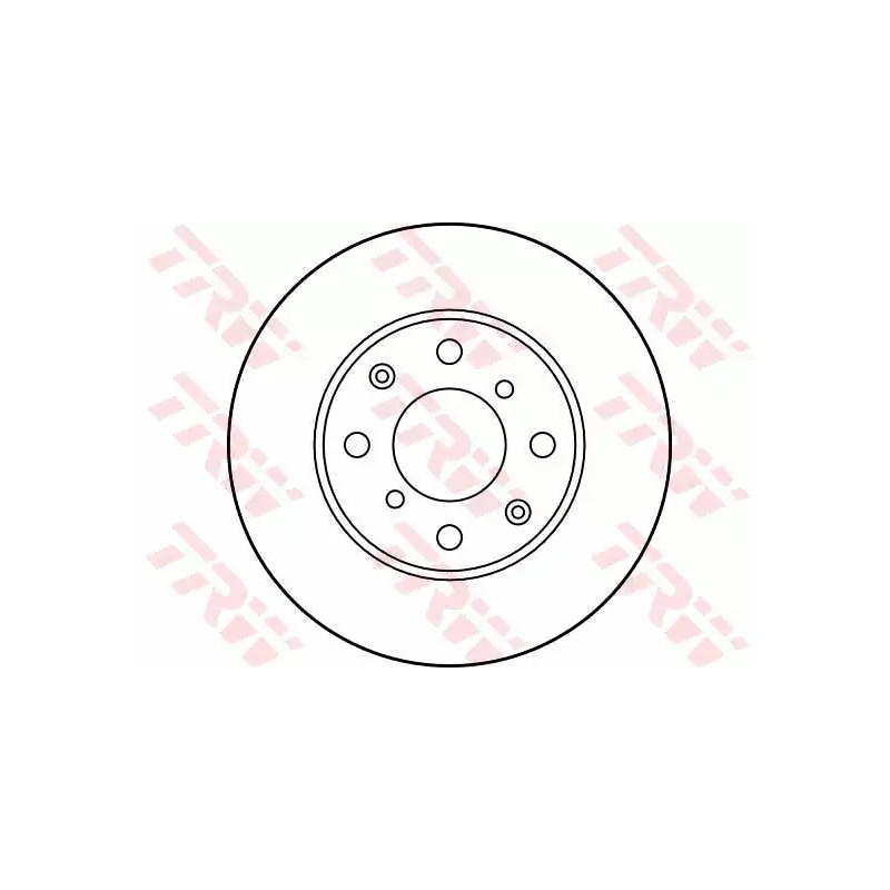 Stabdžių diskas  TRW DF1436
