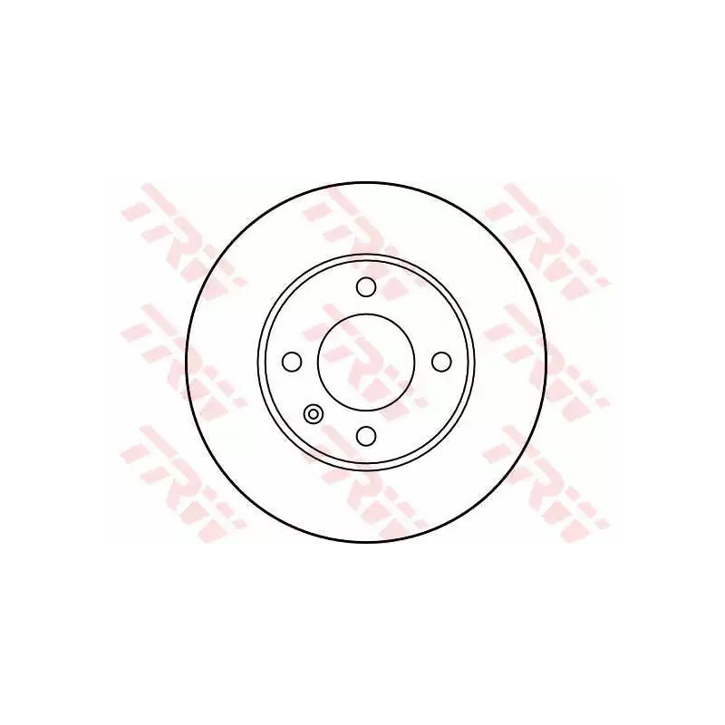 Stabdžių diskas  TRW DF1517