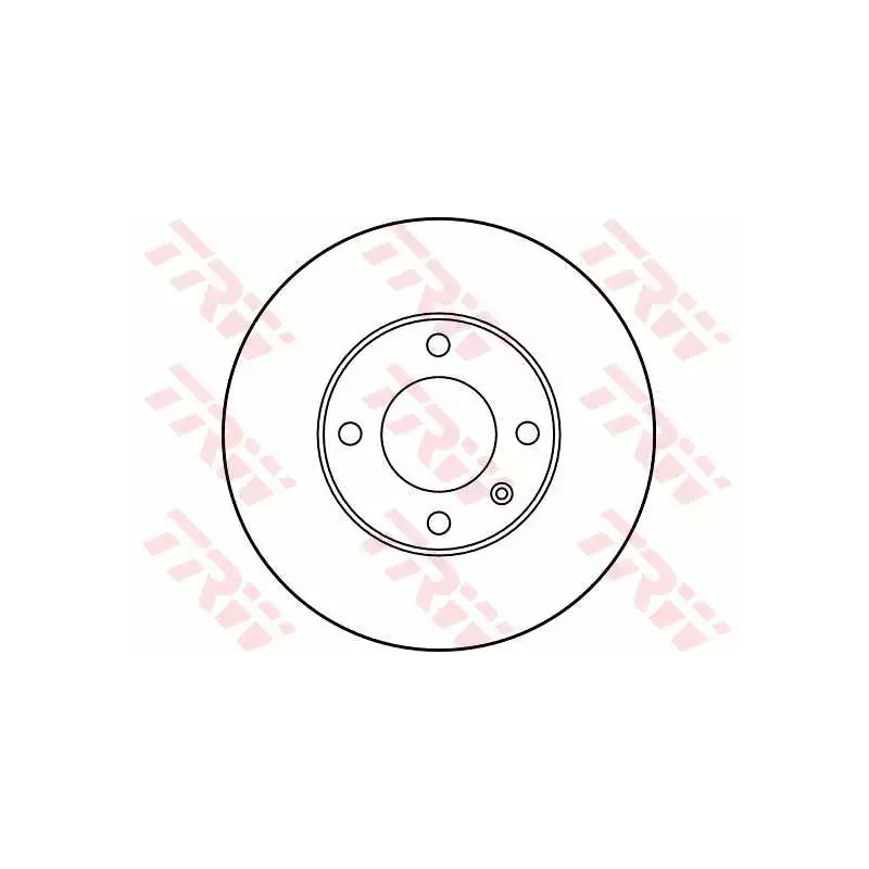 Stabdžių diskas  TRW DF1518