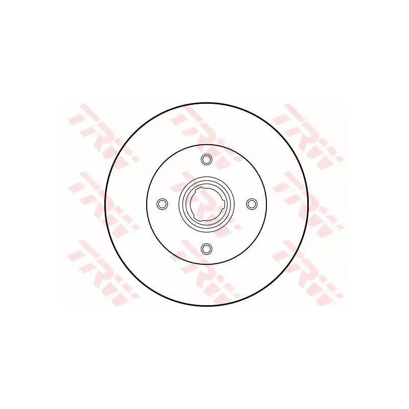 Stabdžių diskas  TRW DF1529
