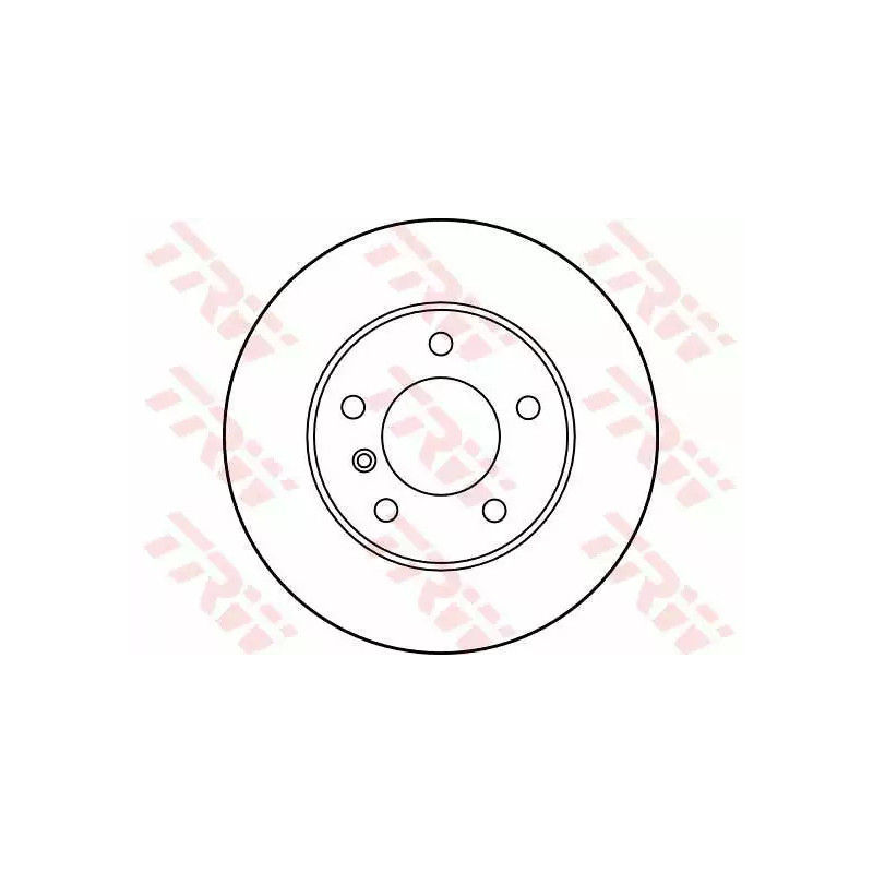 Stabdžių diskas  TRW DF1539