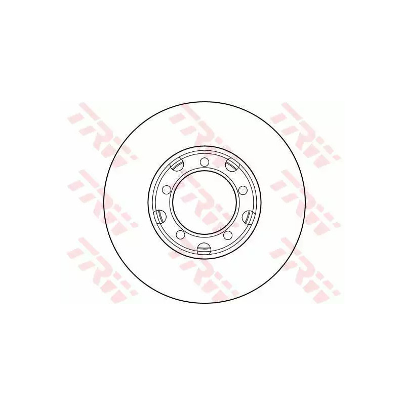 Stabdžių diskas  TRW DF1577