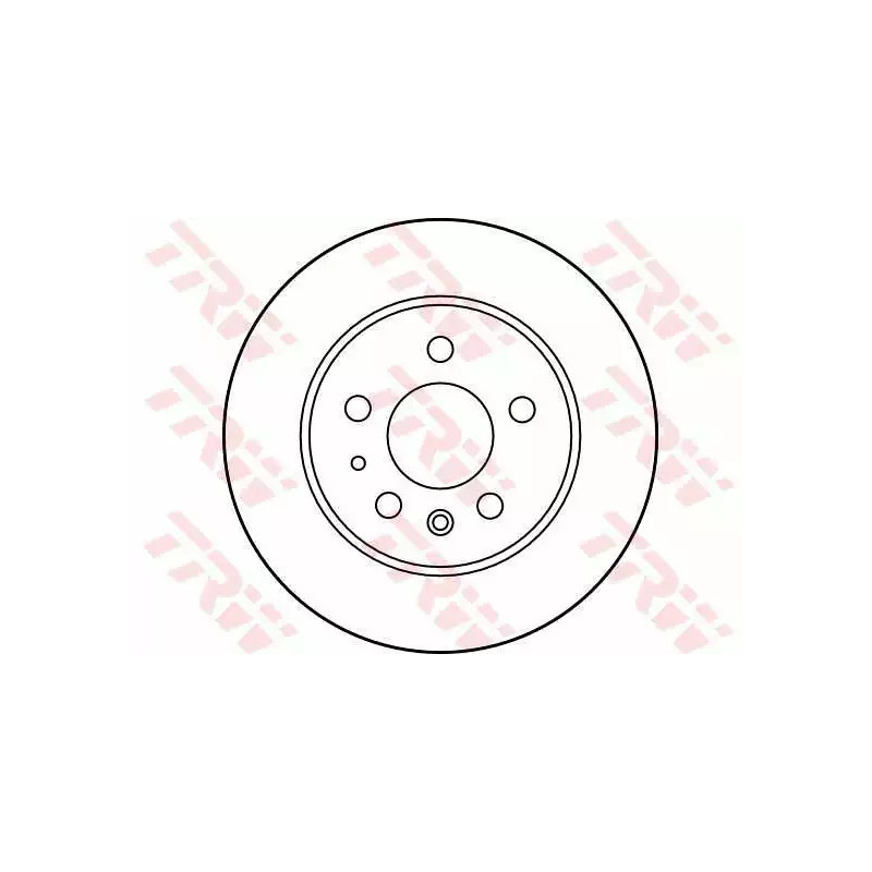Stabdžių diskas  TRW DF1574