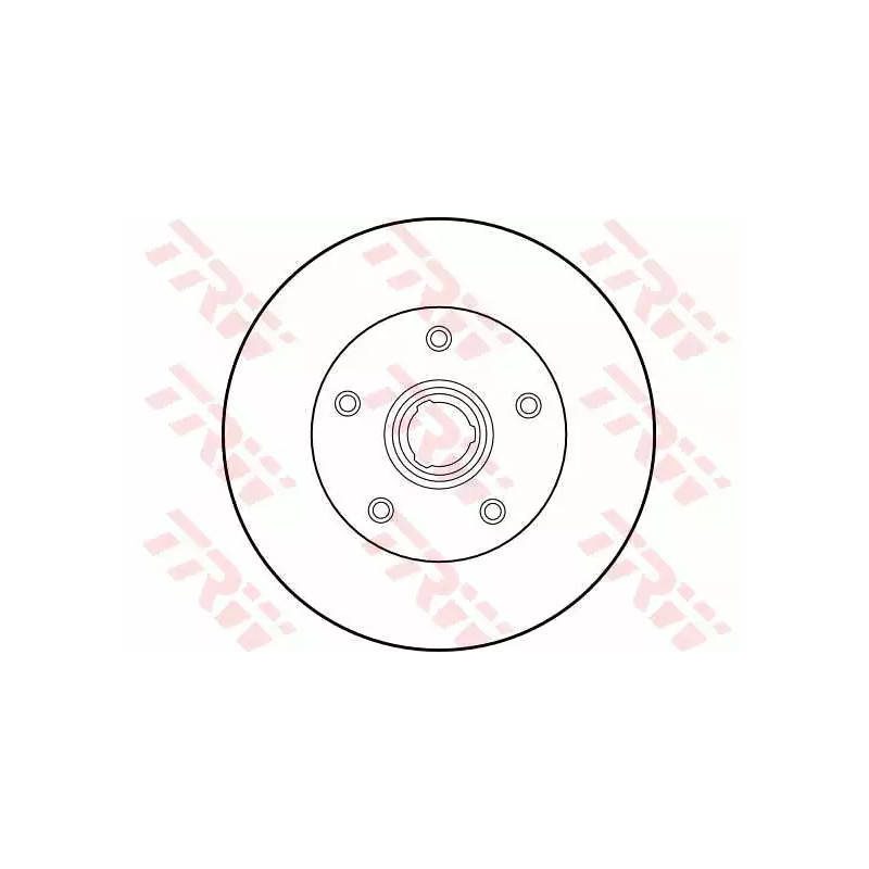 Stabdžių diskas  TRW DF1540