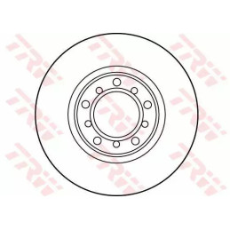 Stabdžių diskas  TRW DF1573