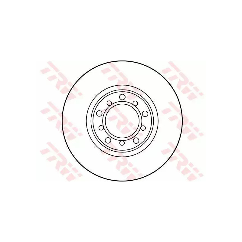 Stabdžių diskas  TRW DF1573