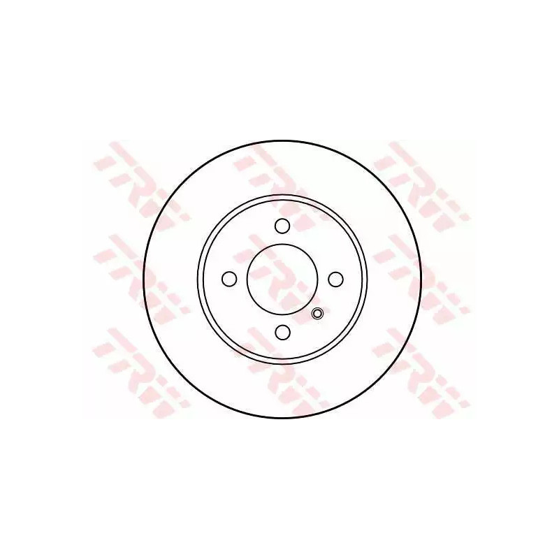 Stabdžių diskas  TRW DF1569