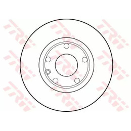 Stabdžių diskas  TRW DF1596