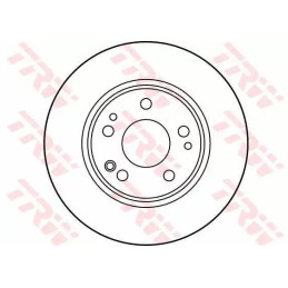 Stabdžių diskas  TRW DF1585