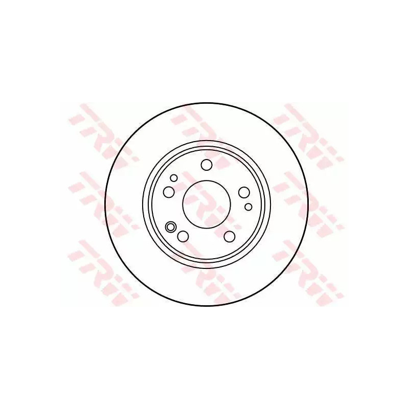 Stabdžių diskas  TRW DF1585
