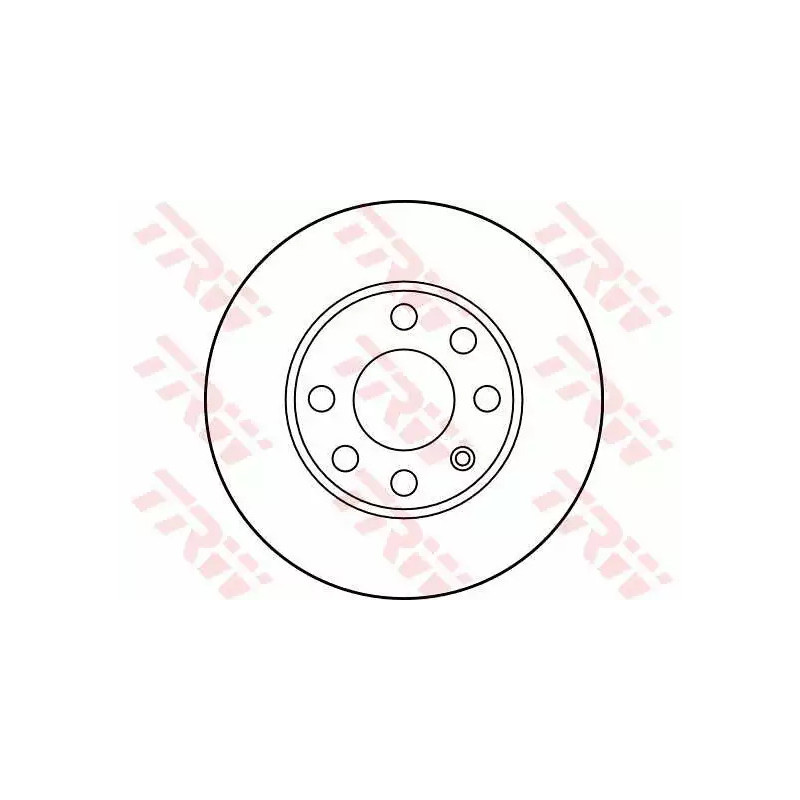 Stabdžių diskas  TRW DF1608