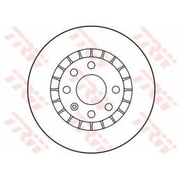 Stabdžių diskas  TRW DF1625