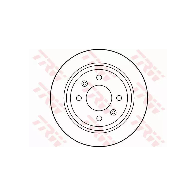 Stabdžių diskas  TRW DF1669