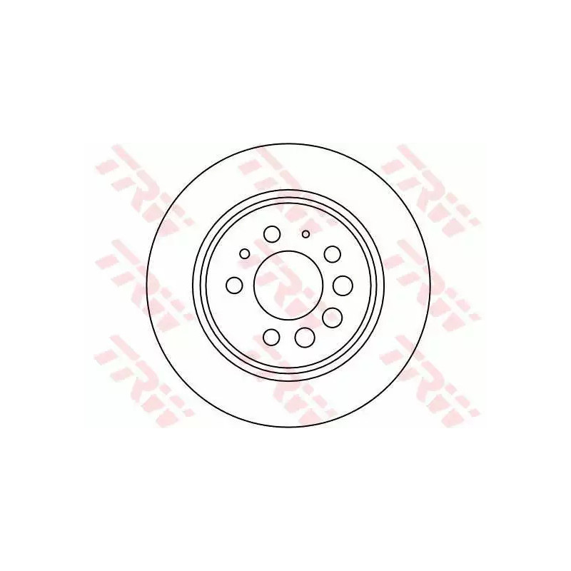 Stabdžių diskas  TRW DF1674