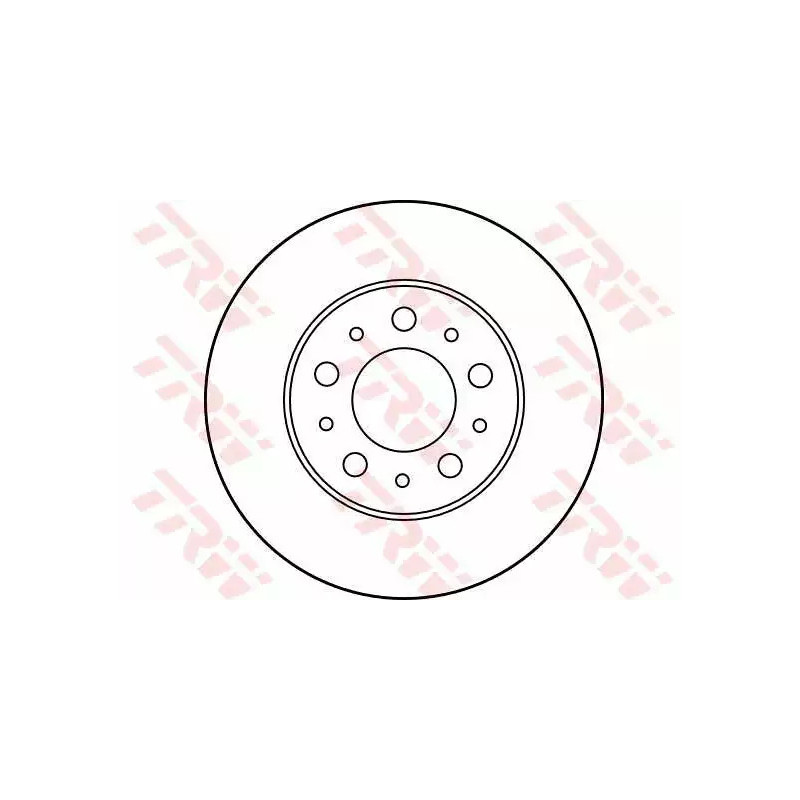 Stabdžių diskas  TRW DF1689
