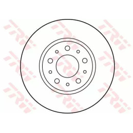Stabdžių diskas  TRW DF1697
