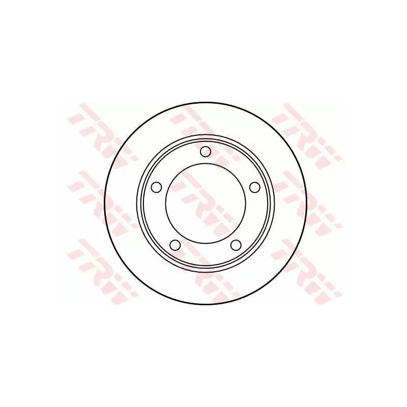 Stabdžių diskas  TRW DF1725