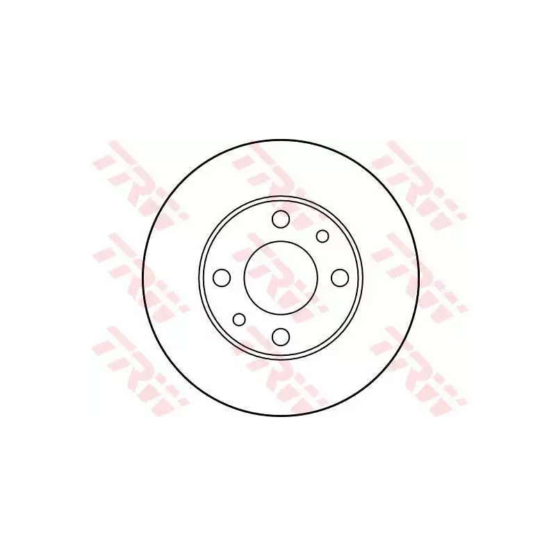 Stabdžių diskas  TRW DF1721