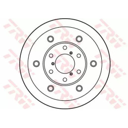 Stabdžių diskas  TRW DF1726S
