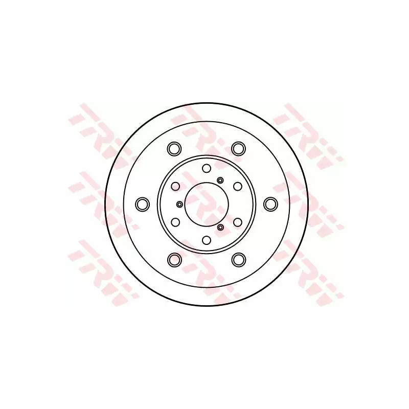 Stabdžių diskas  TRW DF1726S