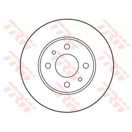 Stabdžių diskas  TRW DF1745