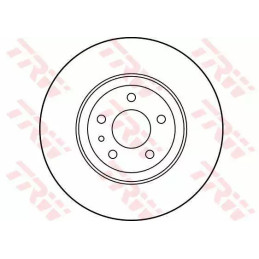 Stabdžių diskas  TRW DF1749